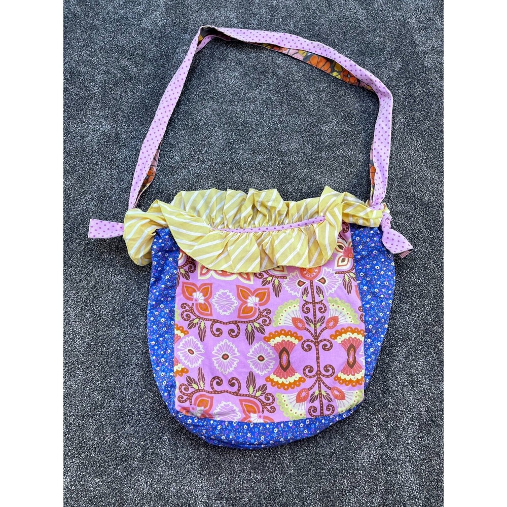 Matilda Jane Adventure Begins‎ Lemon Zest Joey Bag Purse BoHo Prints - Picture 9 of 9
